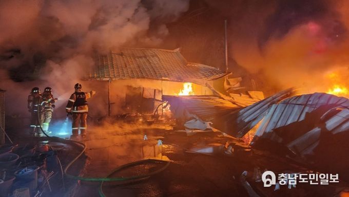 지난 12월 화재가 발생한 A씨의 주택 모습