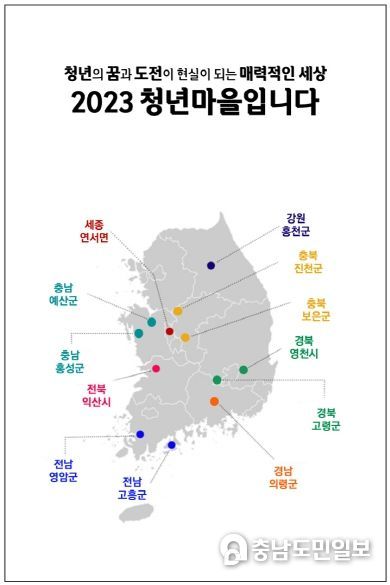 “청년의 꿈이 실현되는 ‘충남 청년마을’로 오세요”