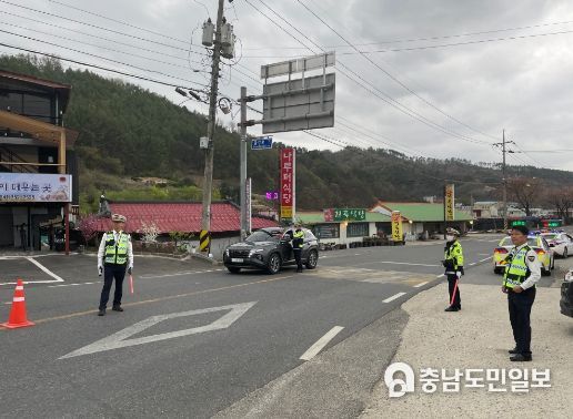 금산서, 농촌지역 “음주운전 단속 사전 경고제” 시행