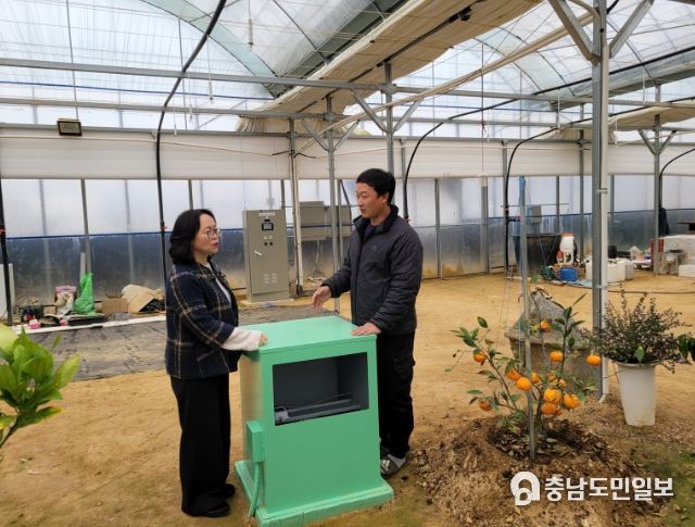 충주시 농기센터, 지열활용 공기순환형 난방 실시