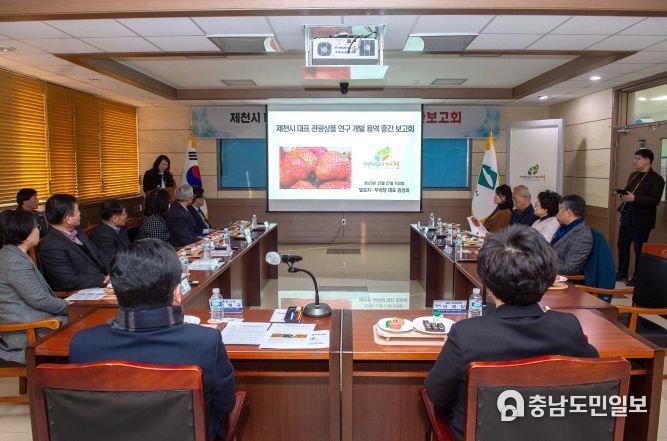 관광상품 연구개발용역 중간보고회 사진