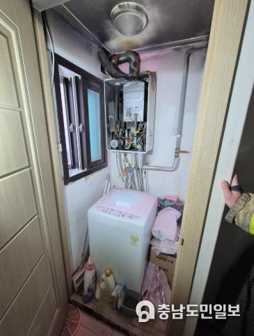천안서북소방서, 오피스텔 보일러실 화재... 거주자가 소화기로 자체진화