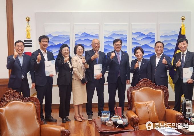 대한민국 평생교육 연대 임원 국회 방문